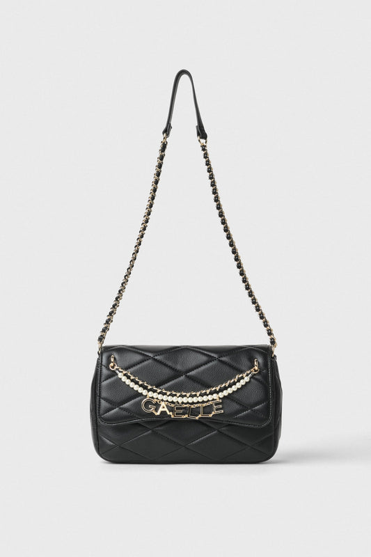 Gaëlle - regular shoulder strap mtelassè con perle e charms gaelle