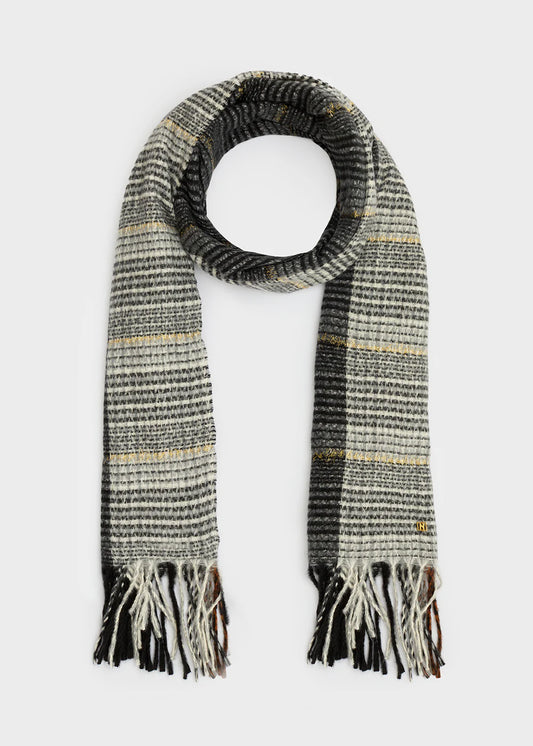 Nalì- sciarpa brit check+lurex