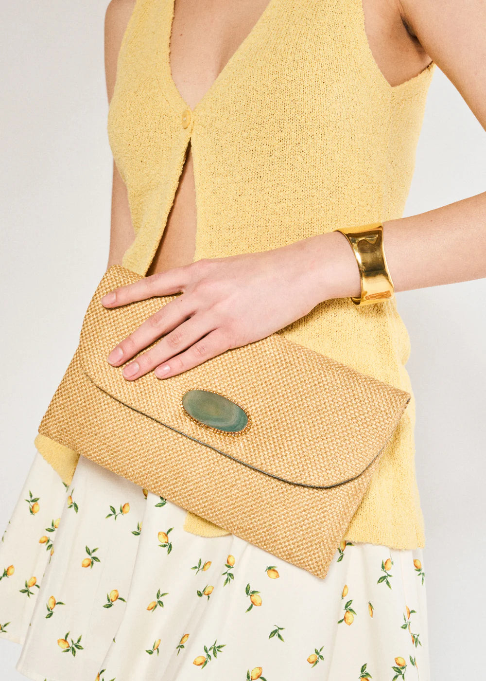 NALÍ - POCHETTE MANIK PIETRA NATURALE
