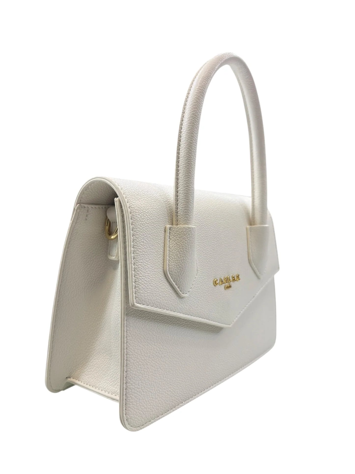 GAËLLE - REG HAND BAG WITH METAL LOGO