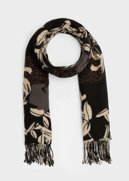 Nalì- sciarpa fiori+macula