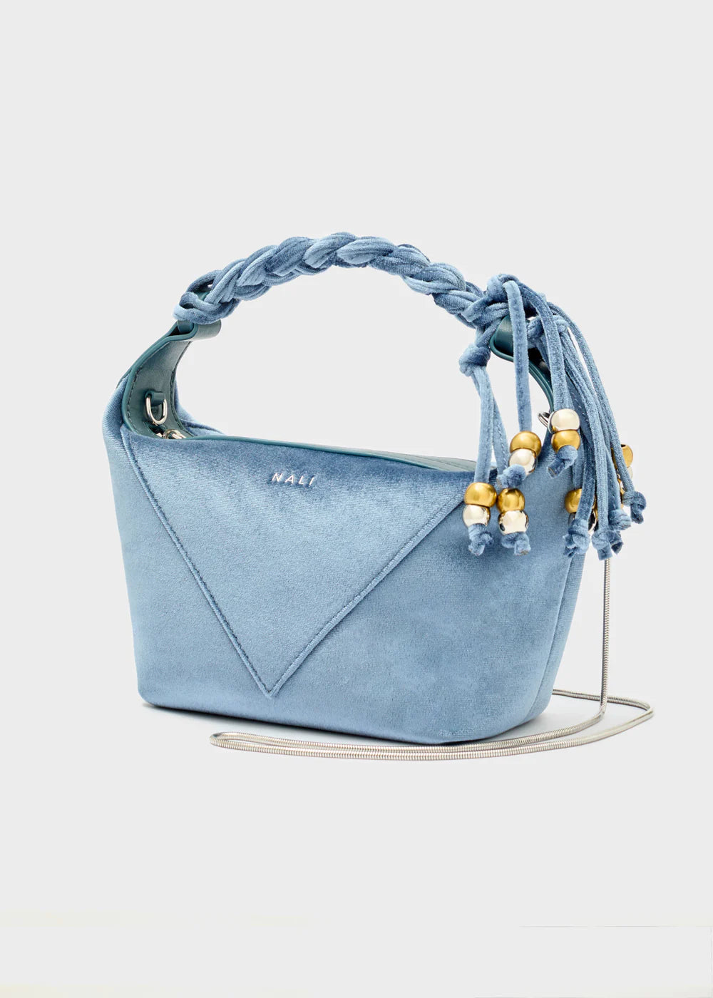 Nali- borsa karen small a mano in velluto