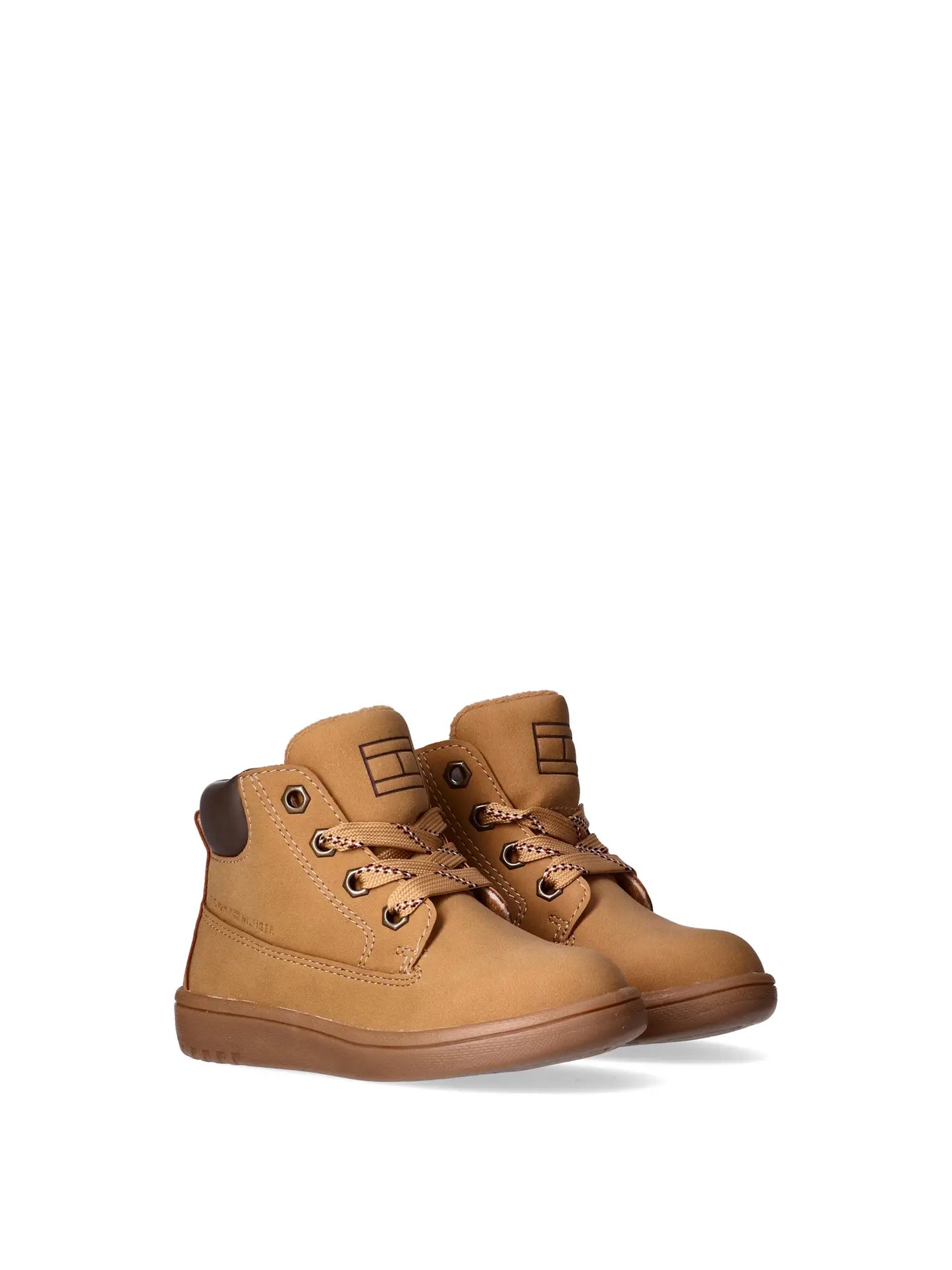 Tommy hilfiger tronchetto allacciato ocra