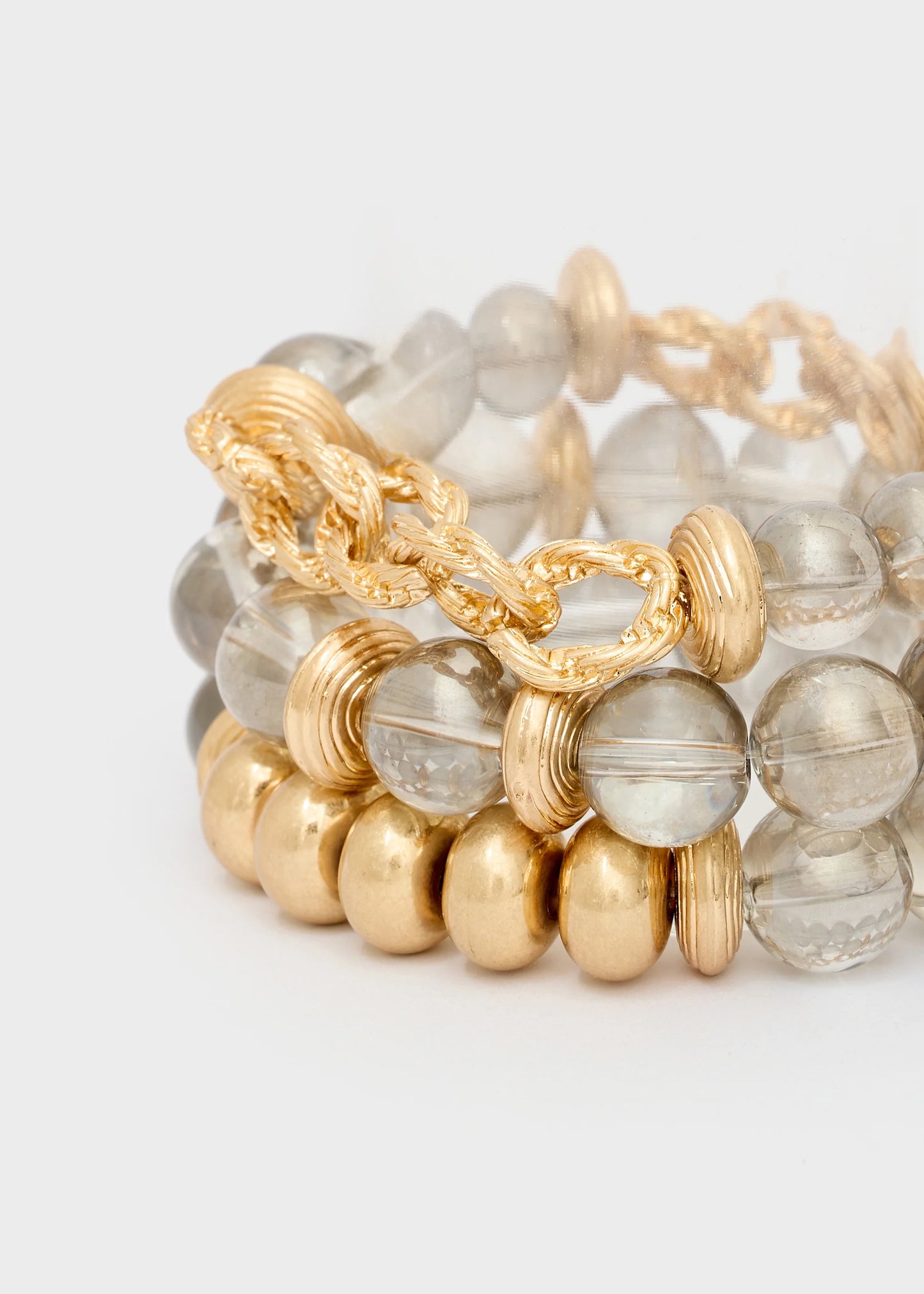 Nali - bracciale elastico multifilo con sfere