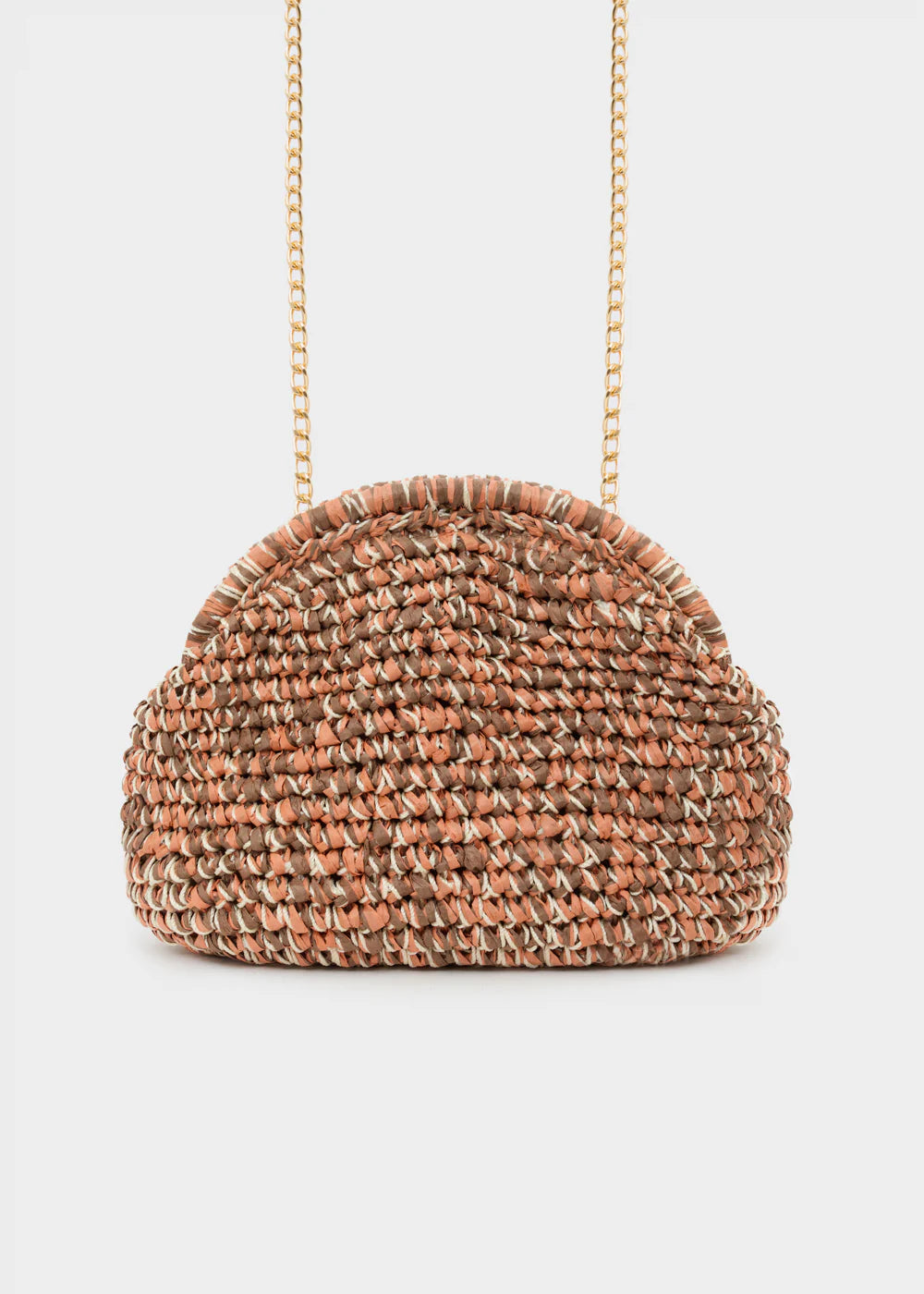 NALÍ - CLUTCH CROCHET +RAFIA MIX