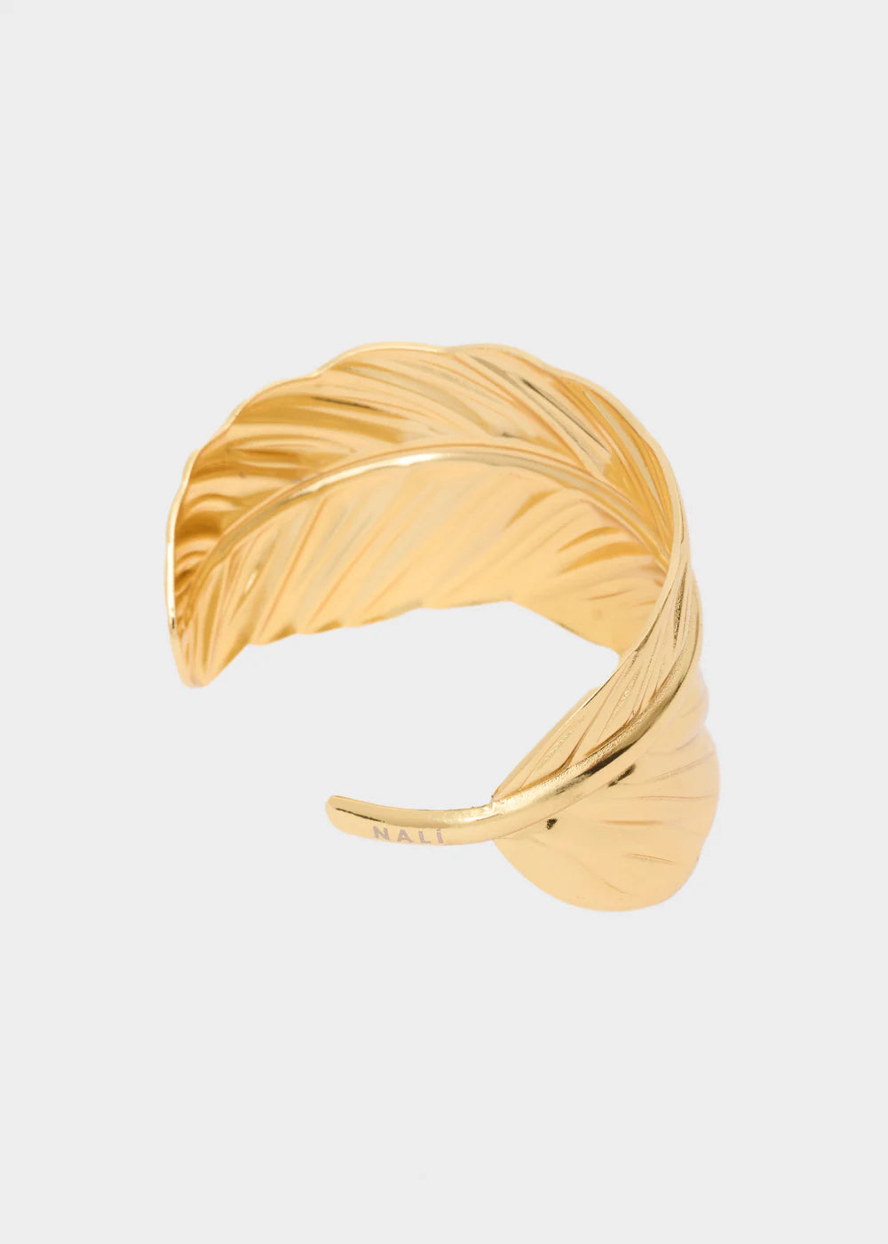 NALÍ - BRACCIALE RIGIDO LAVORATO ACC.INOS. ORO