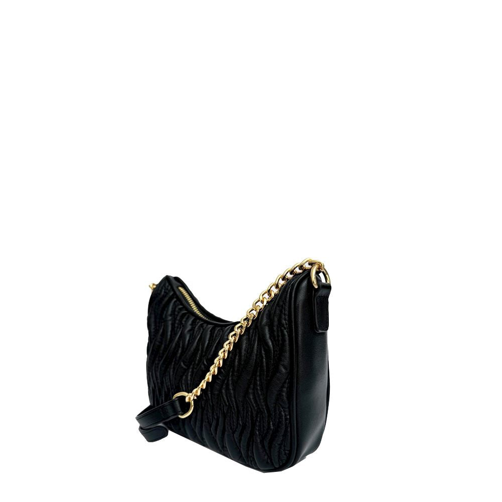 Gaëlle - Reg Shoulder Strap Plissè con logo in metallo
