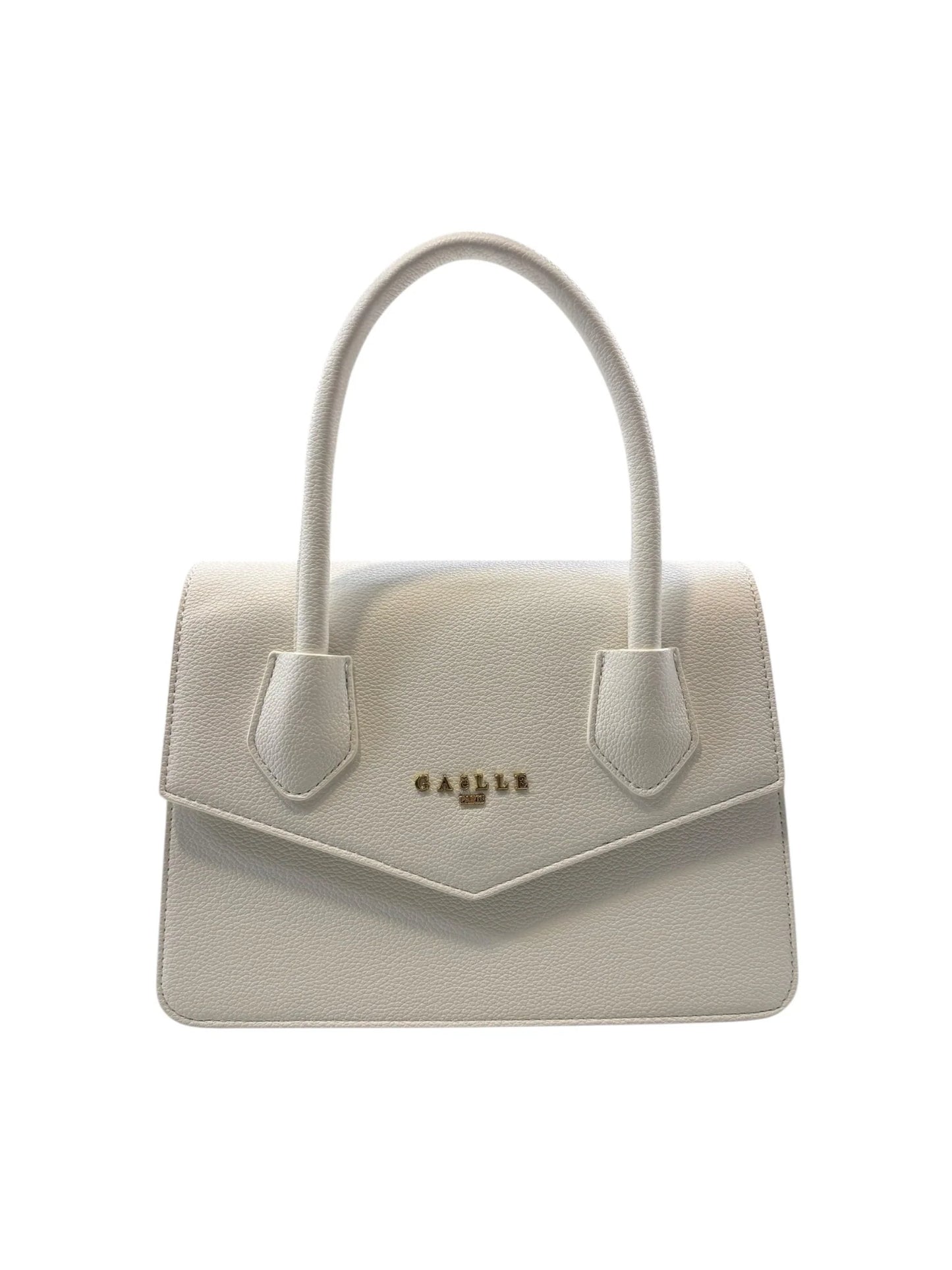 GAËLLE - REG HAND BAG WITH METAL LOGO