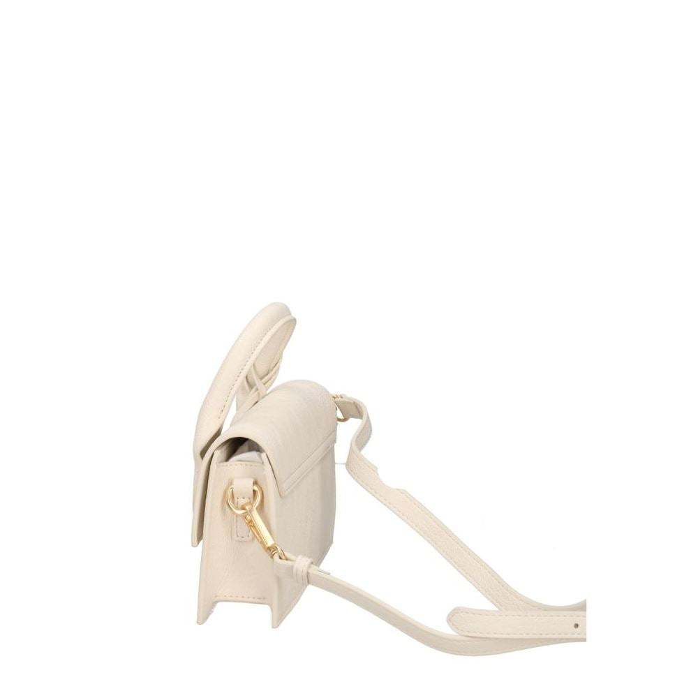 GAËLLE - MINI SHOULDER STRAP CON LOGO IN METALLO E MAXI FLAG G COURSIVE