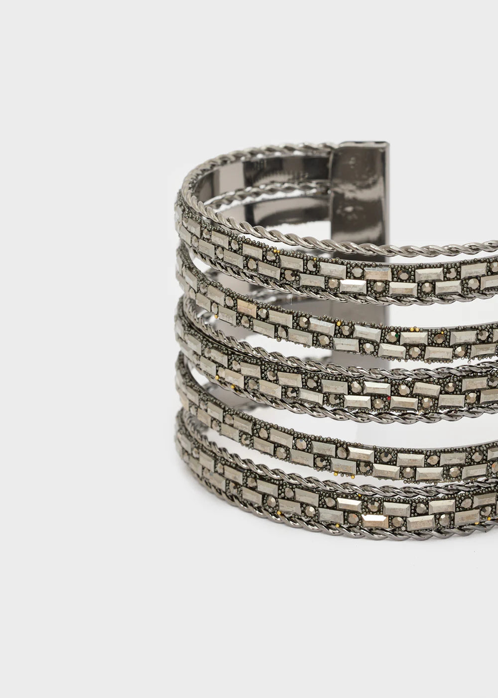Nalì- bracciale maia aperto pietre
