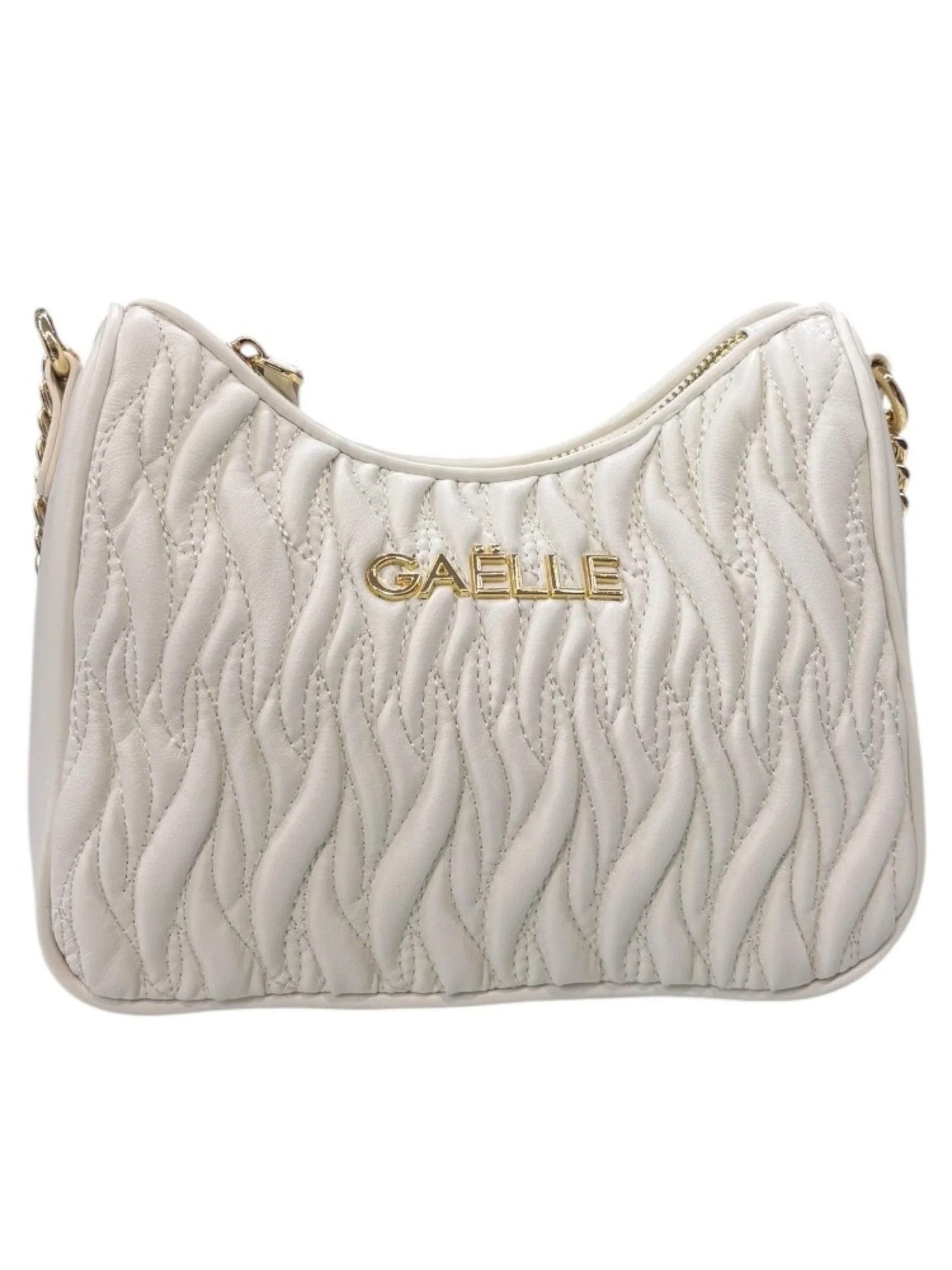 Gaëlle - Reg Shoulder Strap Plissè con logo in metallo