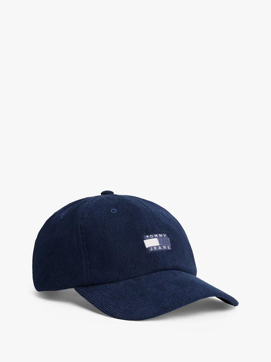 Tommy hilfiger - cappello Heritage in velluto a coste con logo