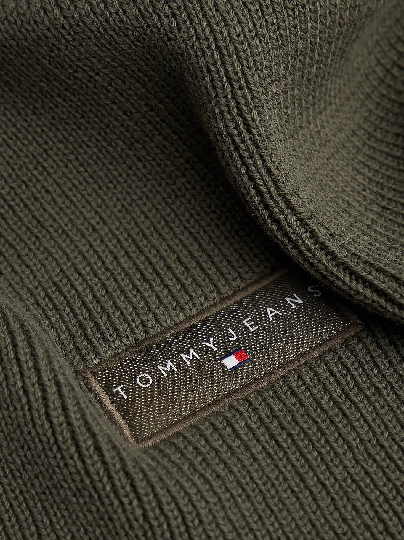 Tommy hilfiger - Sciarpa in maglia con logo lineare