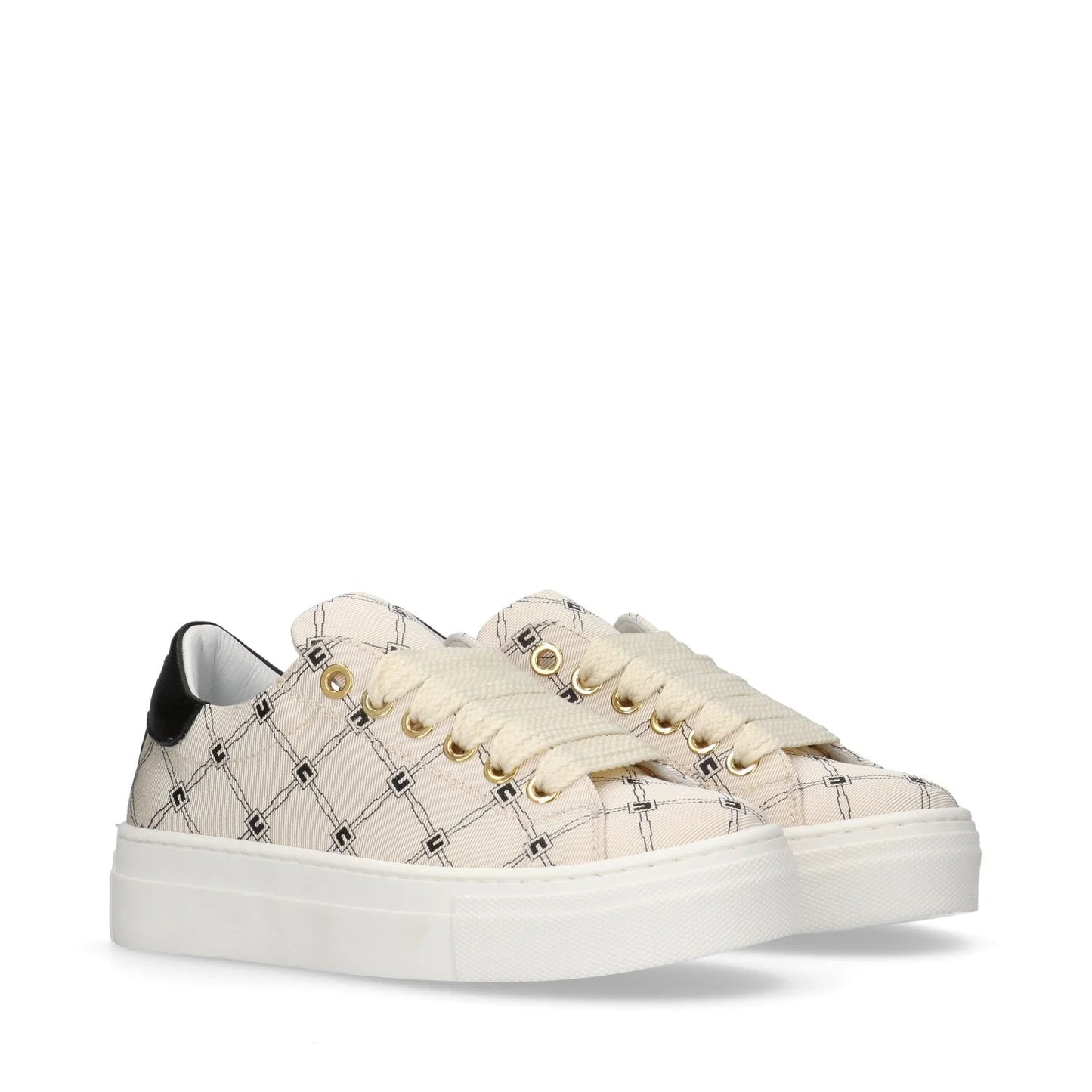 Elisabetta Franchi - Sneakers platform monogram