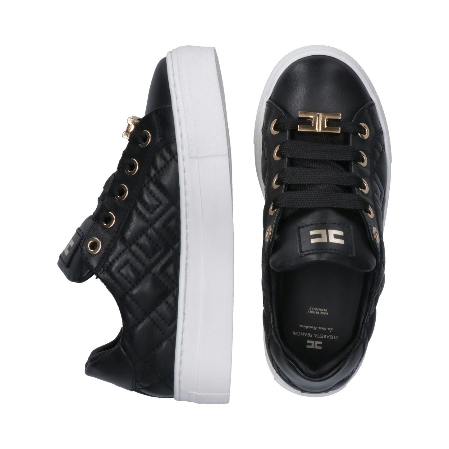 Elisabetta Franchi - Low cut lace-up sneaker