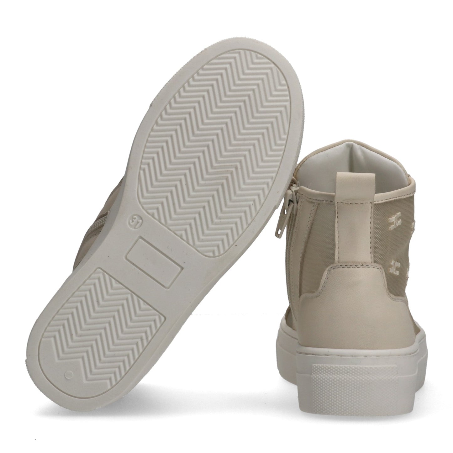 Elisabetta Franchi - High Top Lace-Up Sneaker