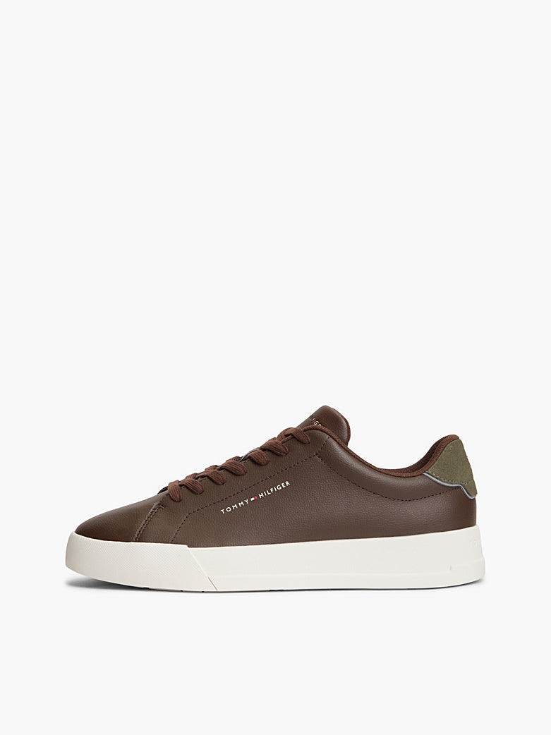 Tommy Hilfiger - Sneakers sportive con pelle e retro a contrasto