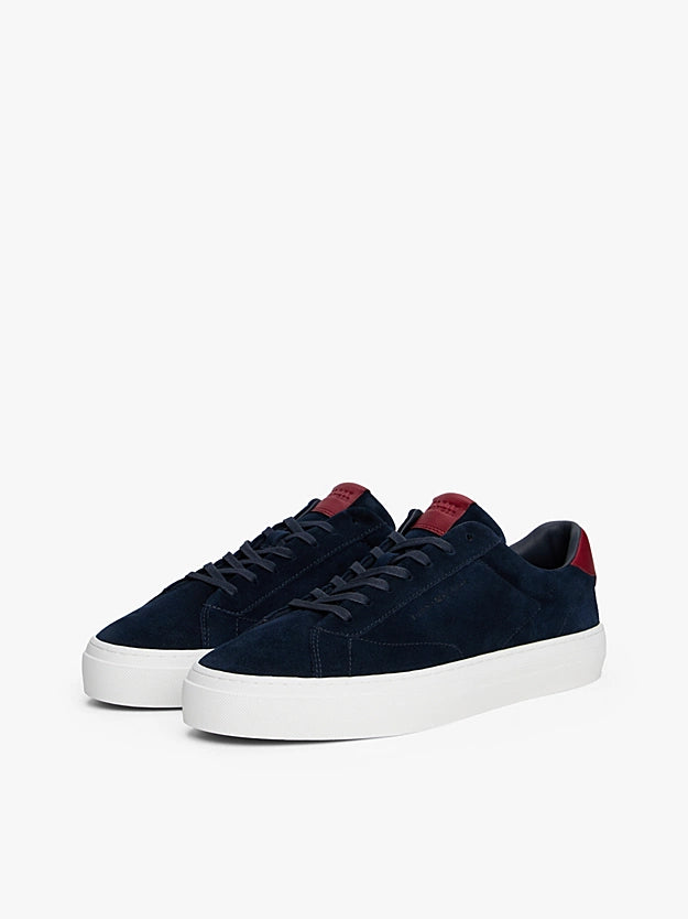 Tommy hilfiger - premium dress cupsole suede
