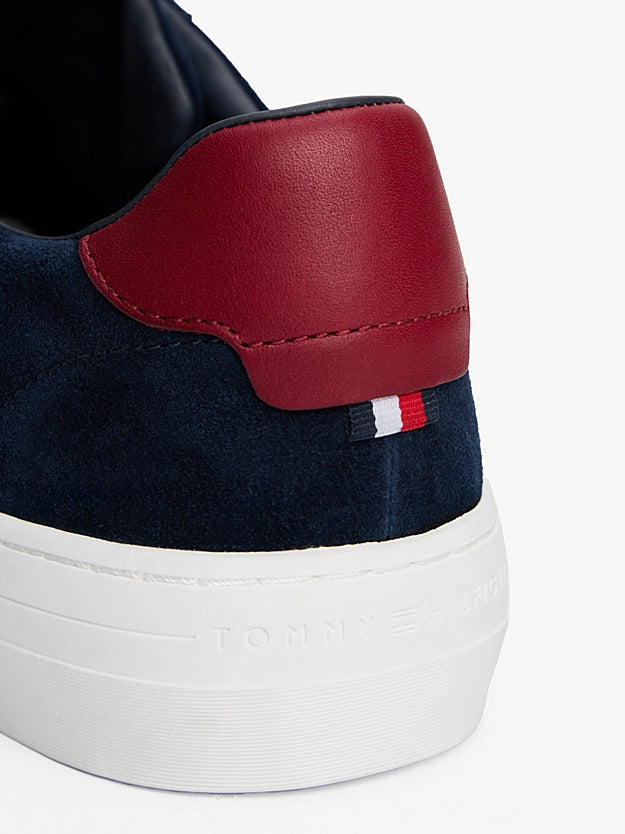 Tommy hilfiger - premium dress cupsole suede