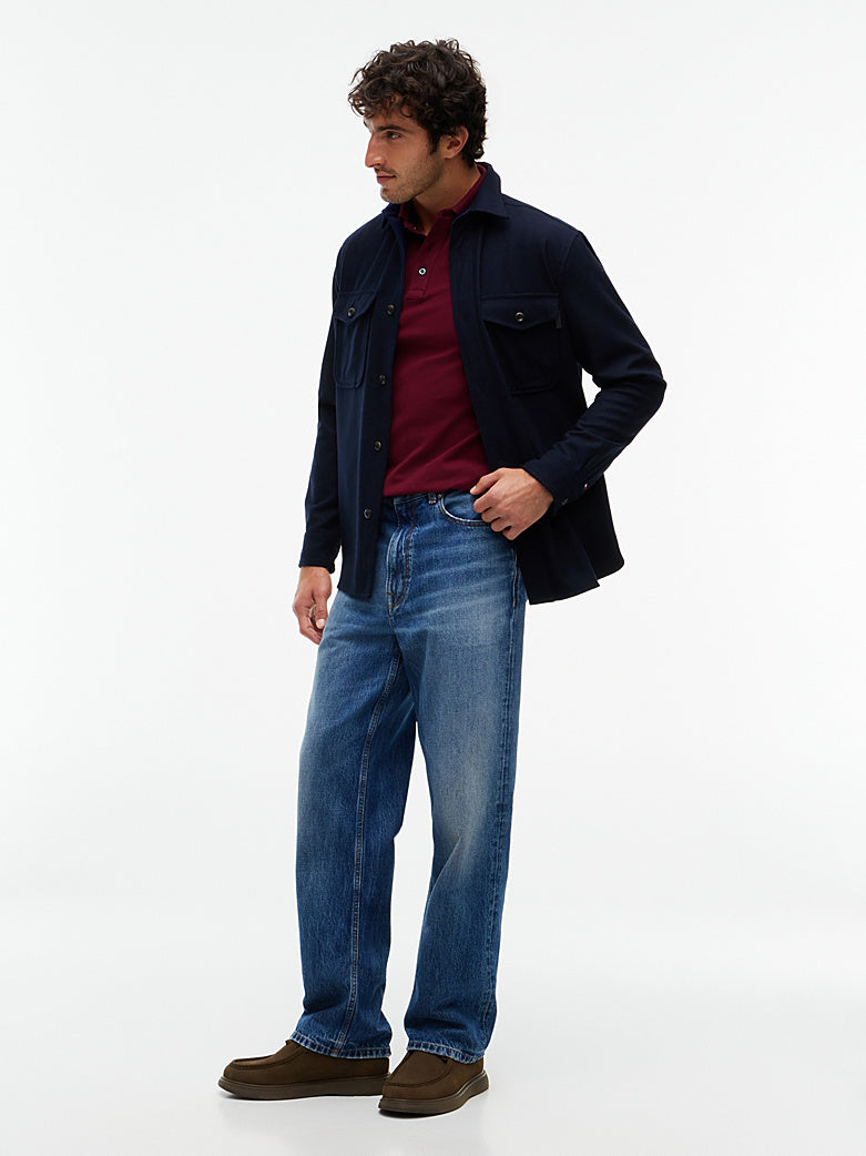 Tommy Hilfiger - Scarpe stringate stile mocassino in pelle