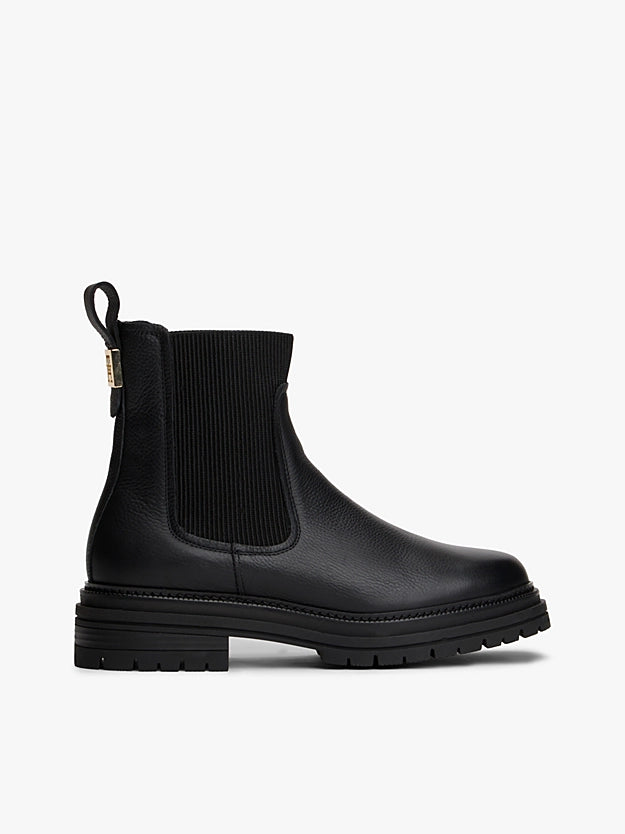 Tommy hilfiger - stivaletti Chelsea in pelle zigrinata