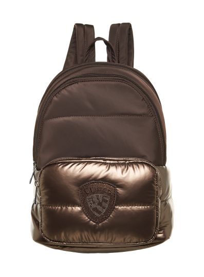 Blauer - Padded Polyester nylon backpack metal