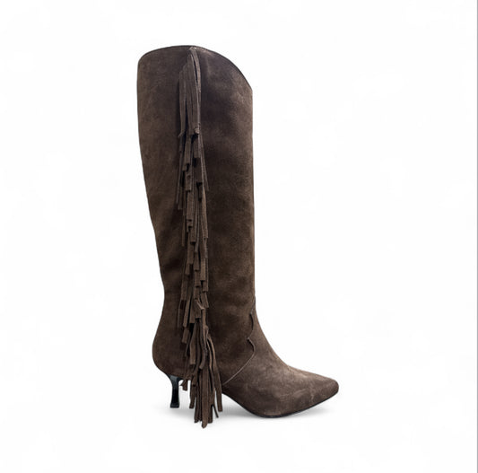 Ovye texano velour castagna