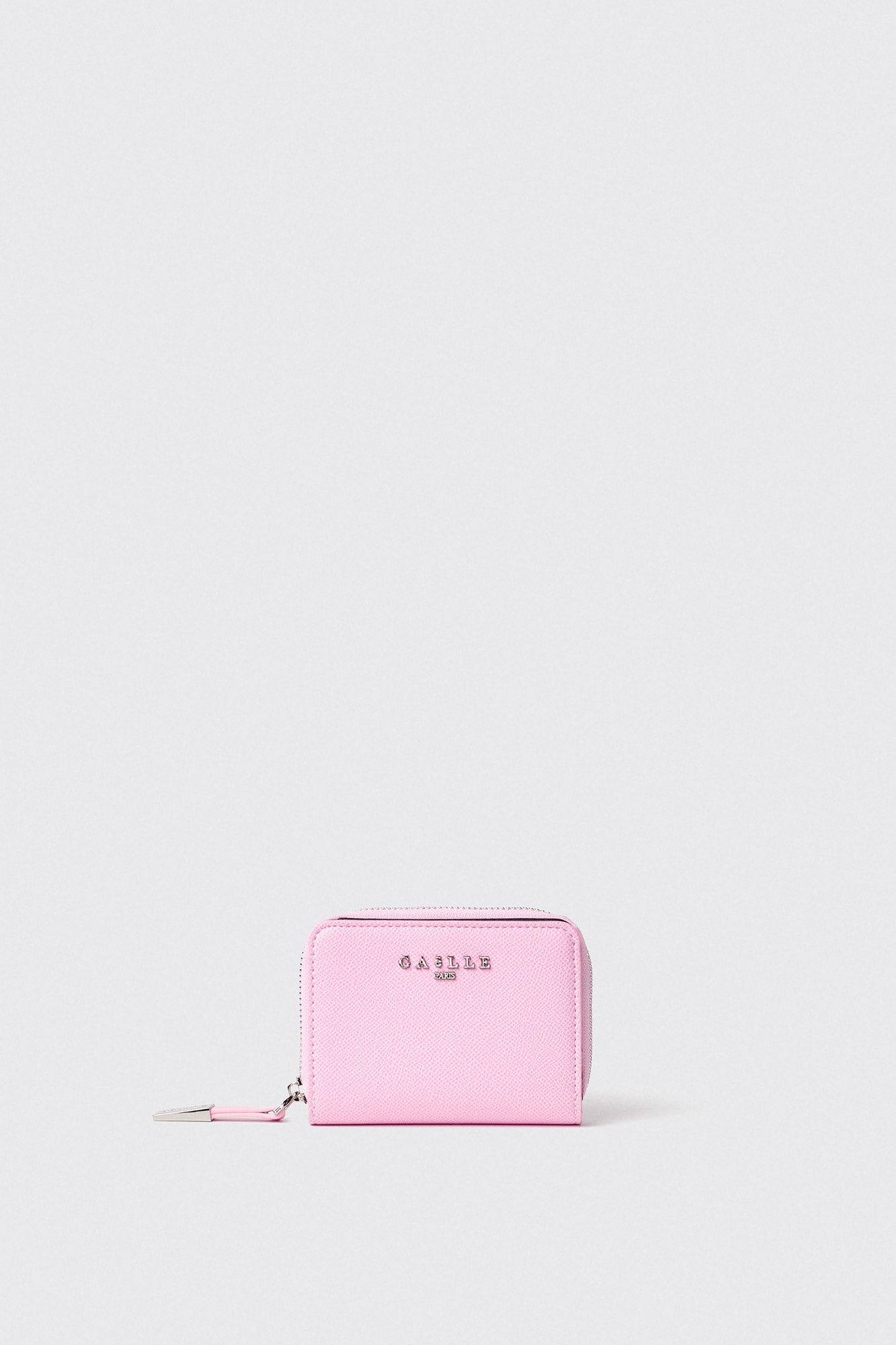 GAËLLE - MINI ZIP AROUND WITH METAL LOGO