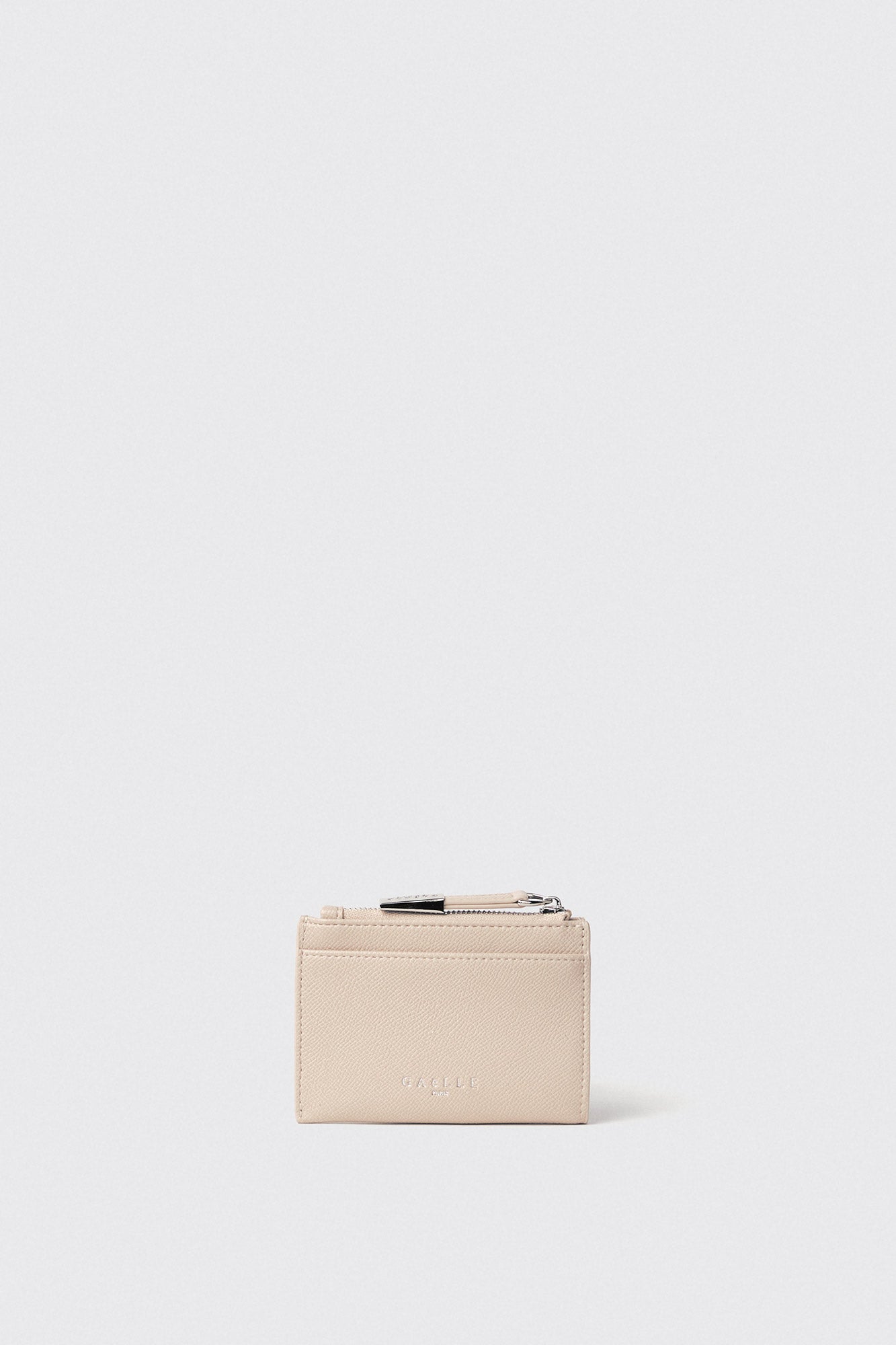 GAËLLE - CARD HOLDER IN SAFFIANO ECO-LEATHER AND METAL LOGO