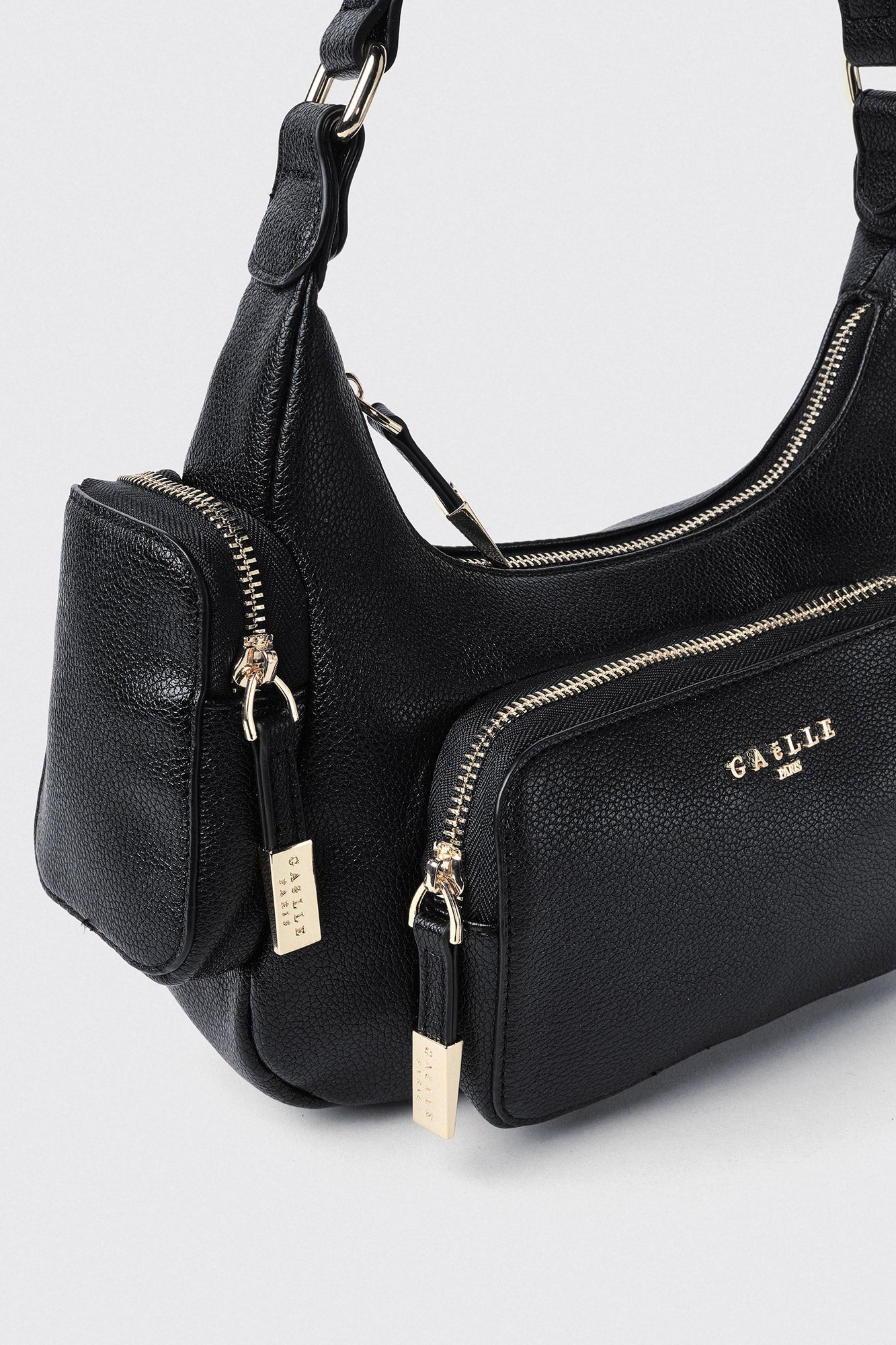 GAËLLE - REGULAR SHOULDER STRAP WITH METAL LOGO