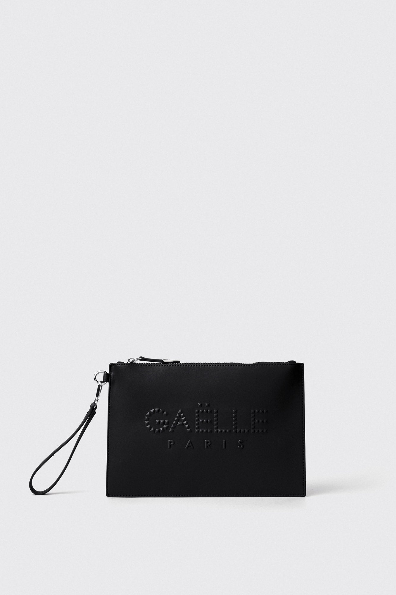 GAËLLE - REG CLUTCH WITH EMBOSSED LOGO