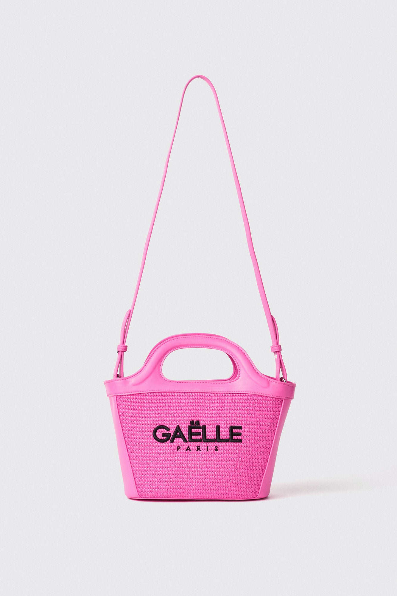 GAËLLE - MINI SHOPPER WITH EMBROIDERED LOGO