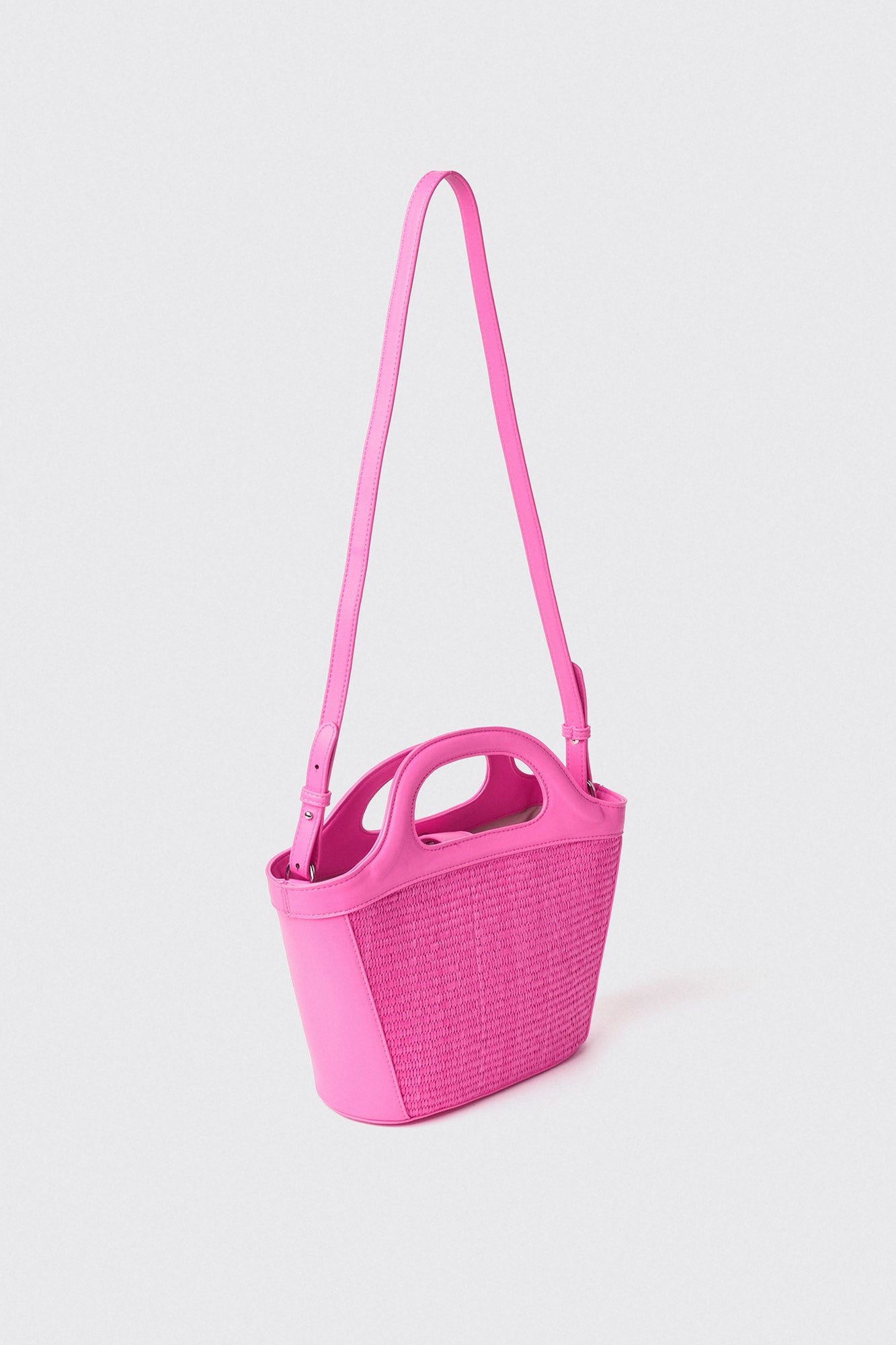 GAËLLE - MINI SHOPPER WITH EMBROIDERED LOGO