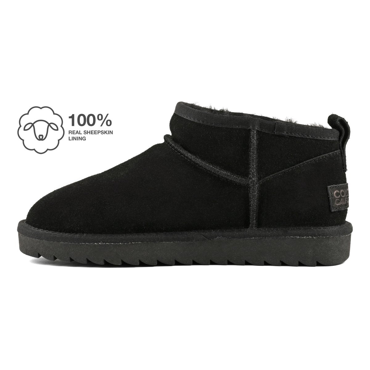 Colors of California - Miwo Sheepskin Stivale basso in pelle con fodera montone