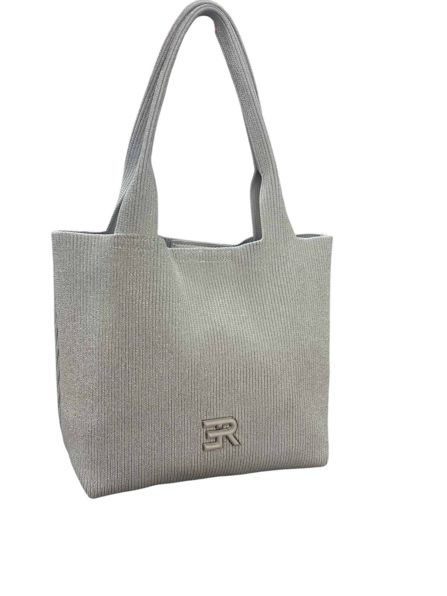 Ermanno Firenze - Borsa Pouch Small ToteKnit Lurex