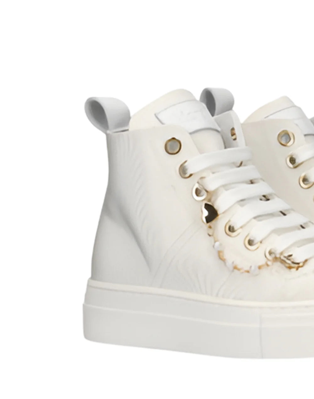 ANDREA MORELLI - HIGH LACE-UP SNEAKERS