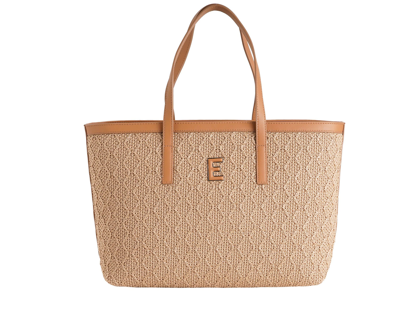 Ermanno Firenze - Borsa tote terra straw