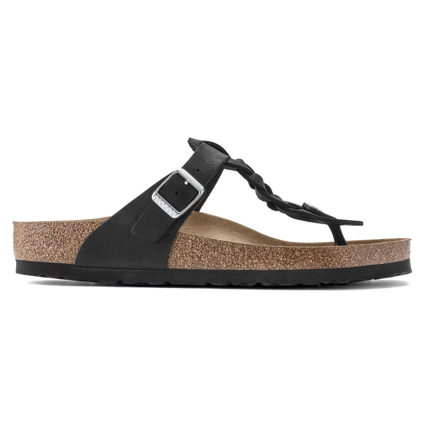 Birkenstock - Gizeh Braided Pelle oliata