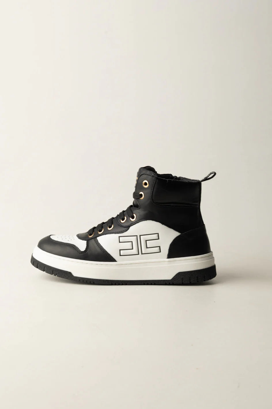 Elisabetta Franchi - High top lace-up sneaker