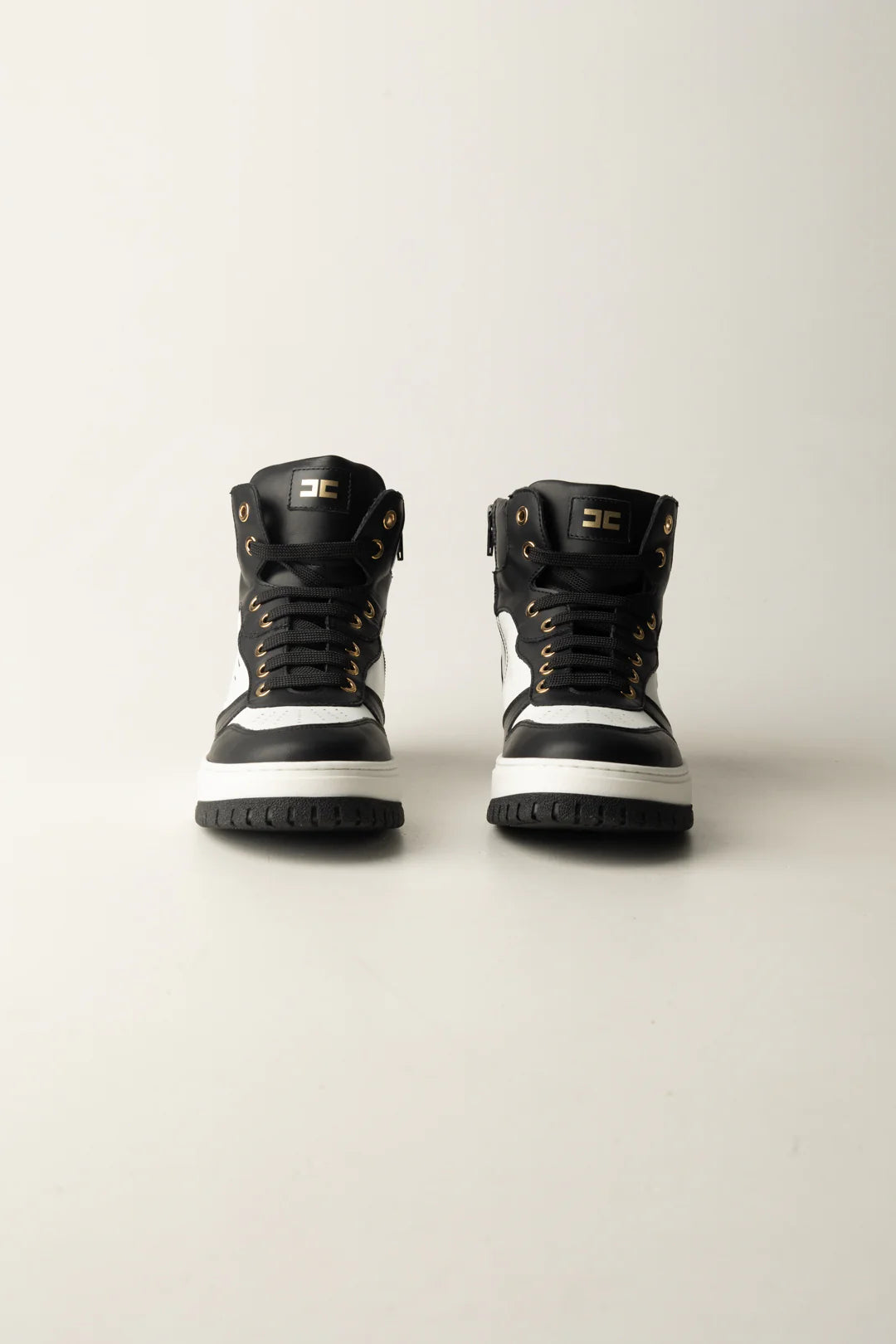 Elisabetta Franchi - High top lace-up sneaker