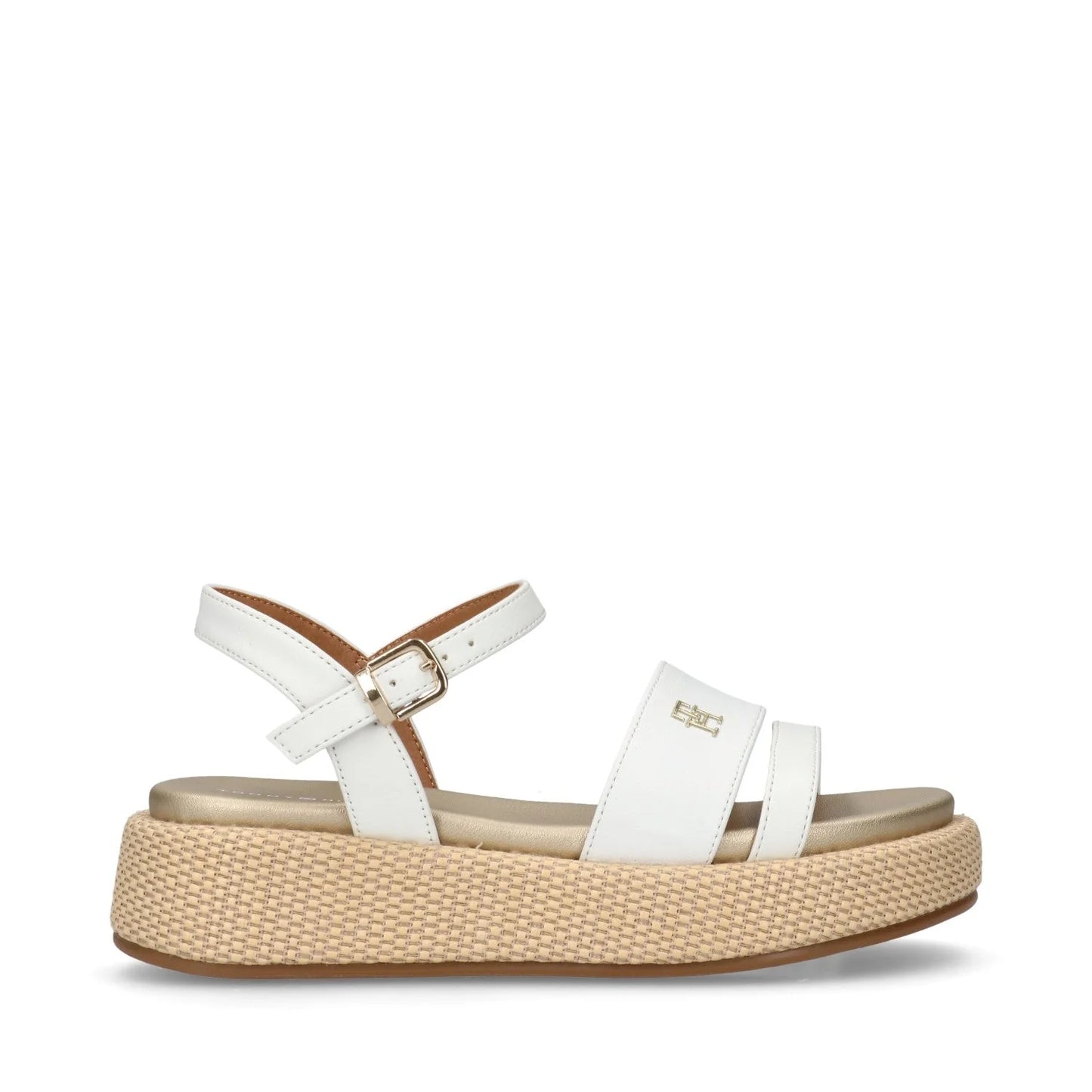 Tommy Hilfiger - Sandali platform ricoperto e cinturino alla cavaglia