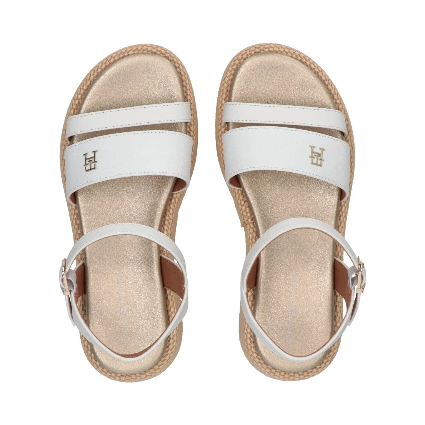 Tommy Hilfiger - Sandali platform ricoperto e cinturino alla cavaglia
