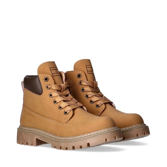 Tommy Hilfiger - Lace up bootie ochre