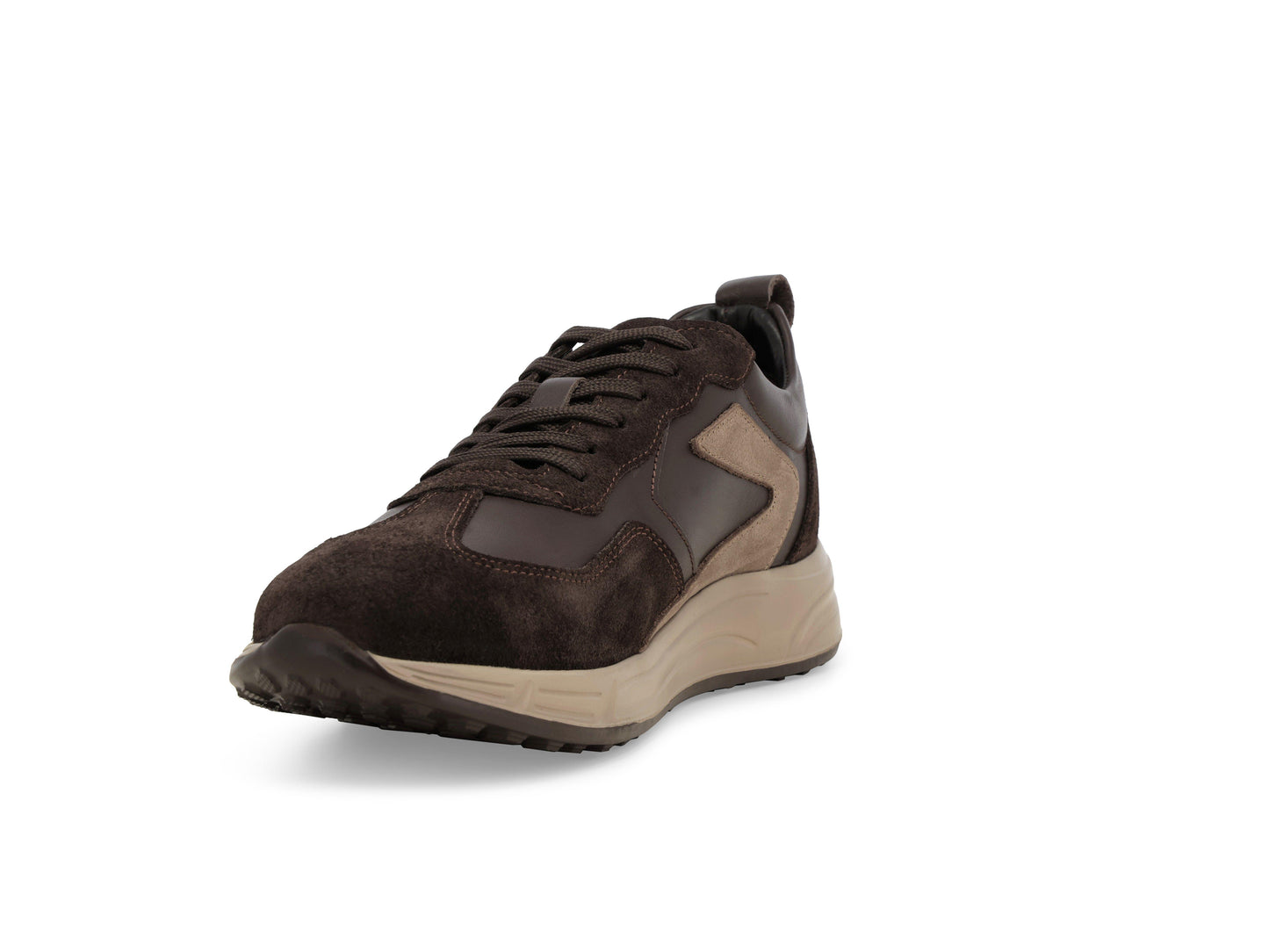 Melluso- sneakers in camoscio e pelle