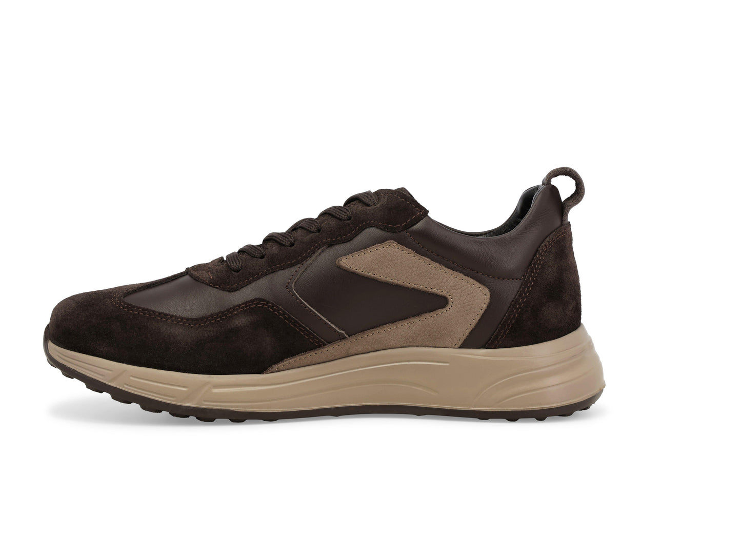 Melluso- sneakers in camoscio e pelle