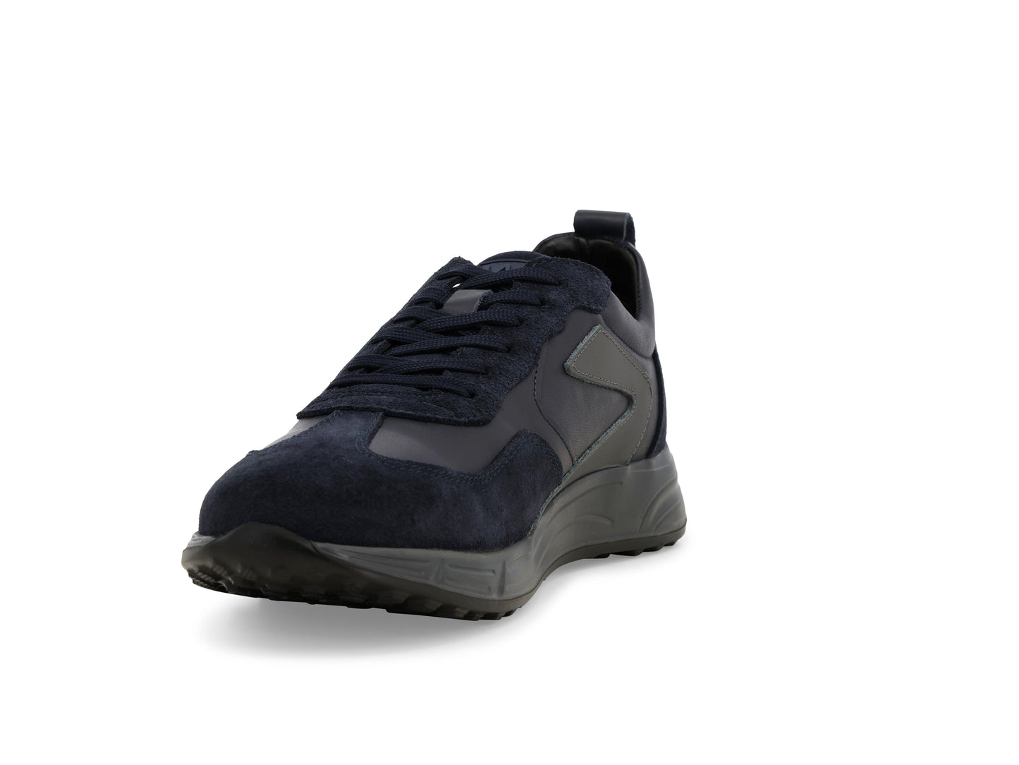 Melluso- sneakers in camoscio e pelle