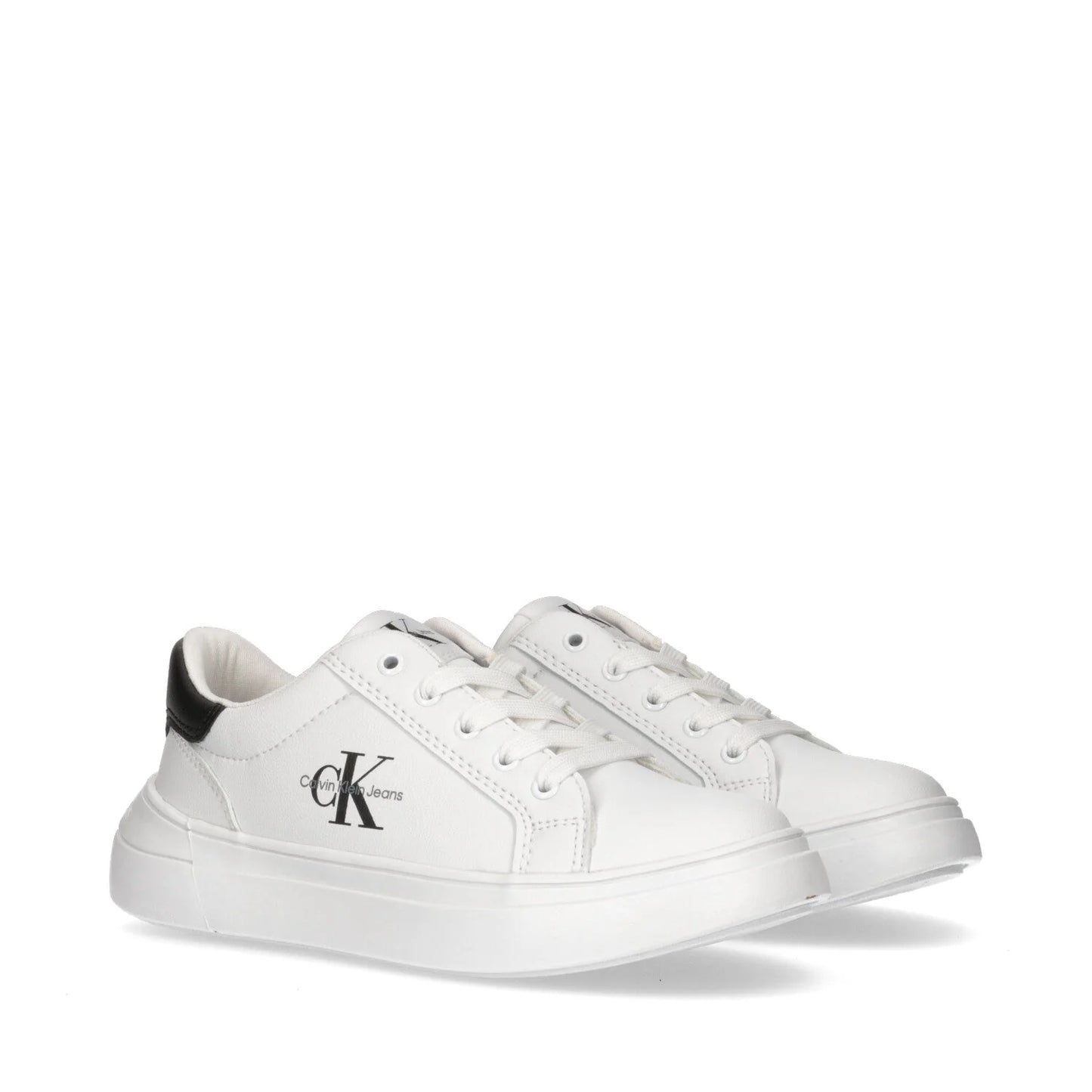 CALVIN KLEIN - MINIMAL SNEAKERS WITH OVERSIZED SOLE