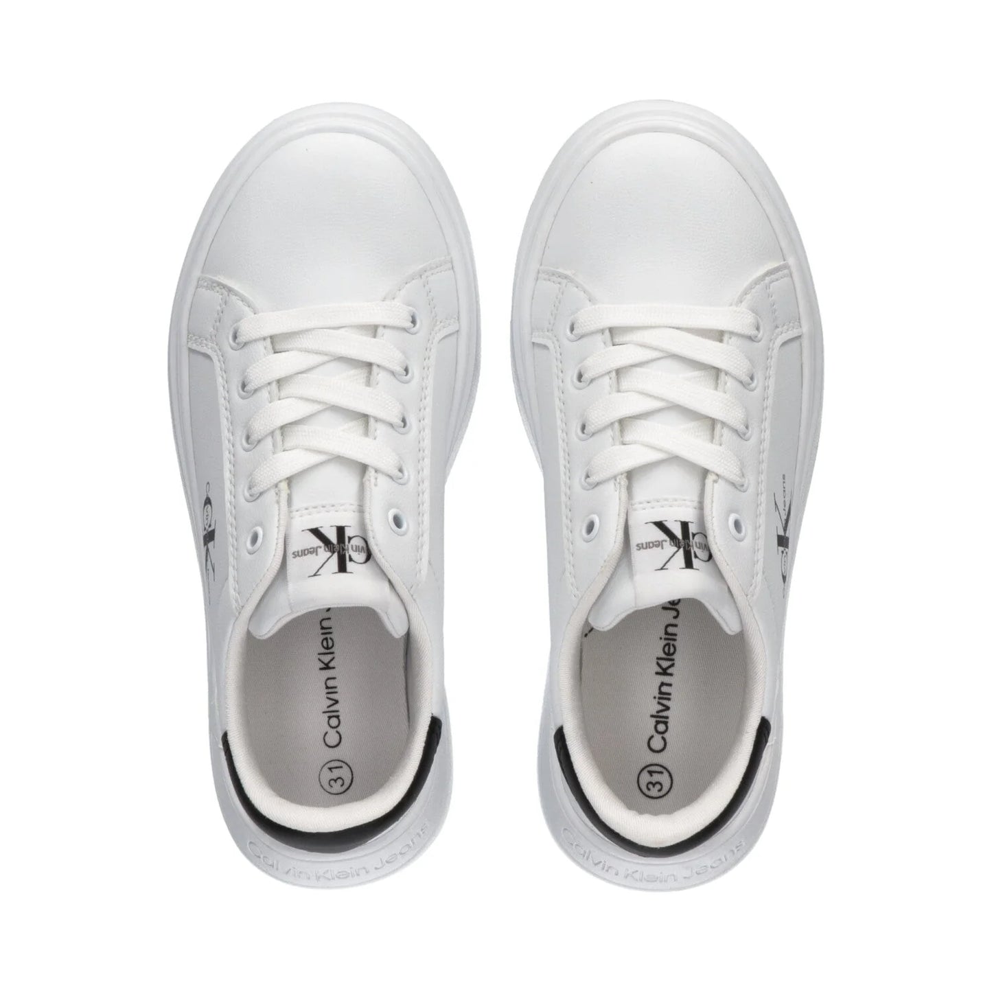 CALVIN KLEIN - MINIMAL SNEAKERS WITH OVERSIZED SOLE