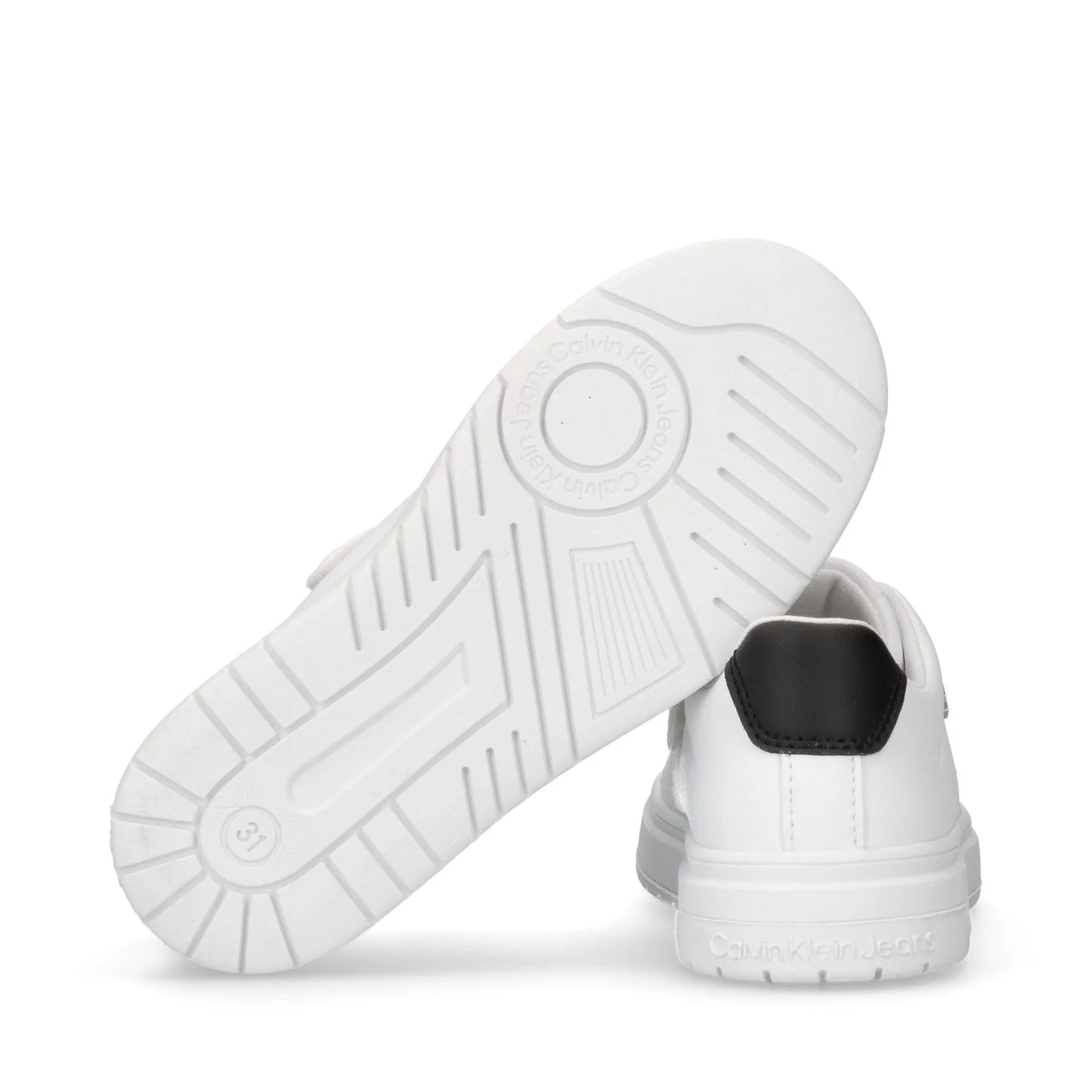 Calvin Klein - Sneakers Stringate con logo in metallo
