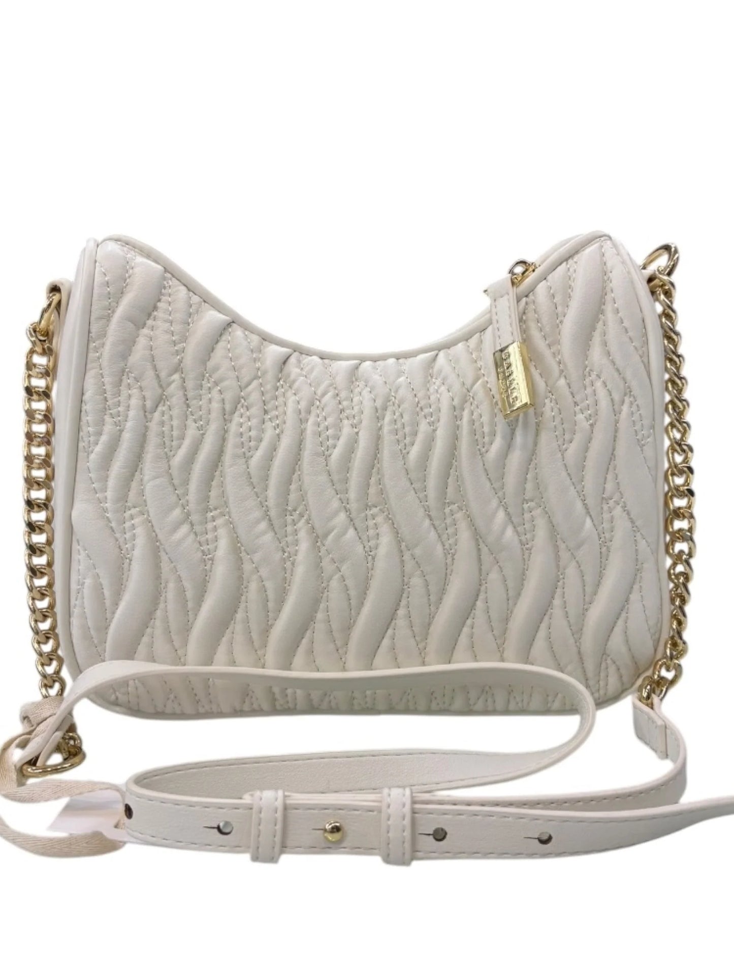 Gaëlle - Reg Shoulder Strap Plissè con logo in metallo